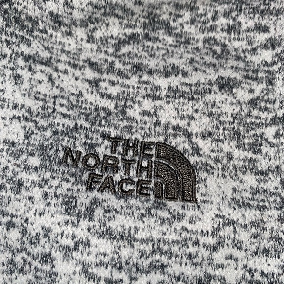 The North Face Grey Indi Hooded‎ Fleece Full Zip Jacket Small - Picture 2 of 9